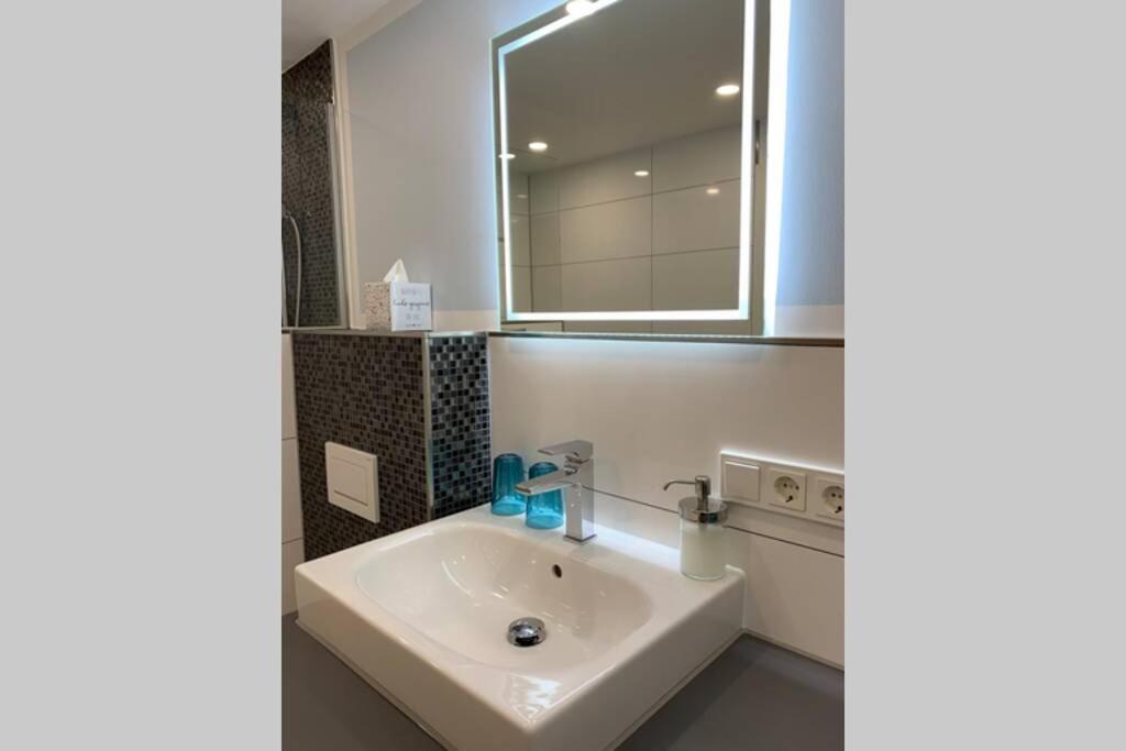 Modern Business Apartment: Central Bonn with Parking Exterior photo