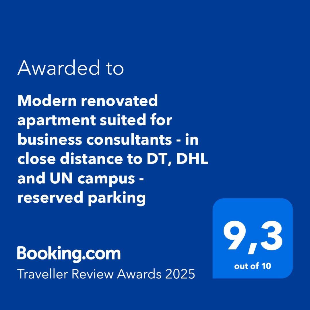 Modern Business Apartment: Central Bonn with Parking Exterior photo